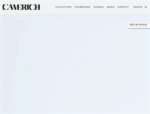 Tablet Screenshot of camerich.com.au